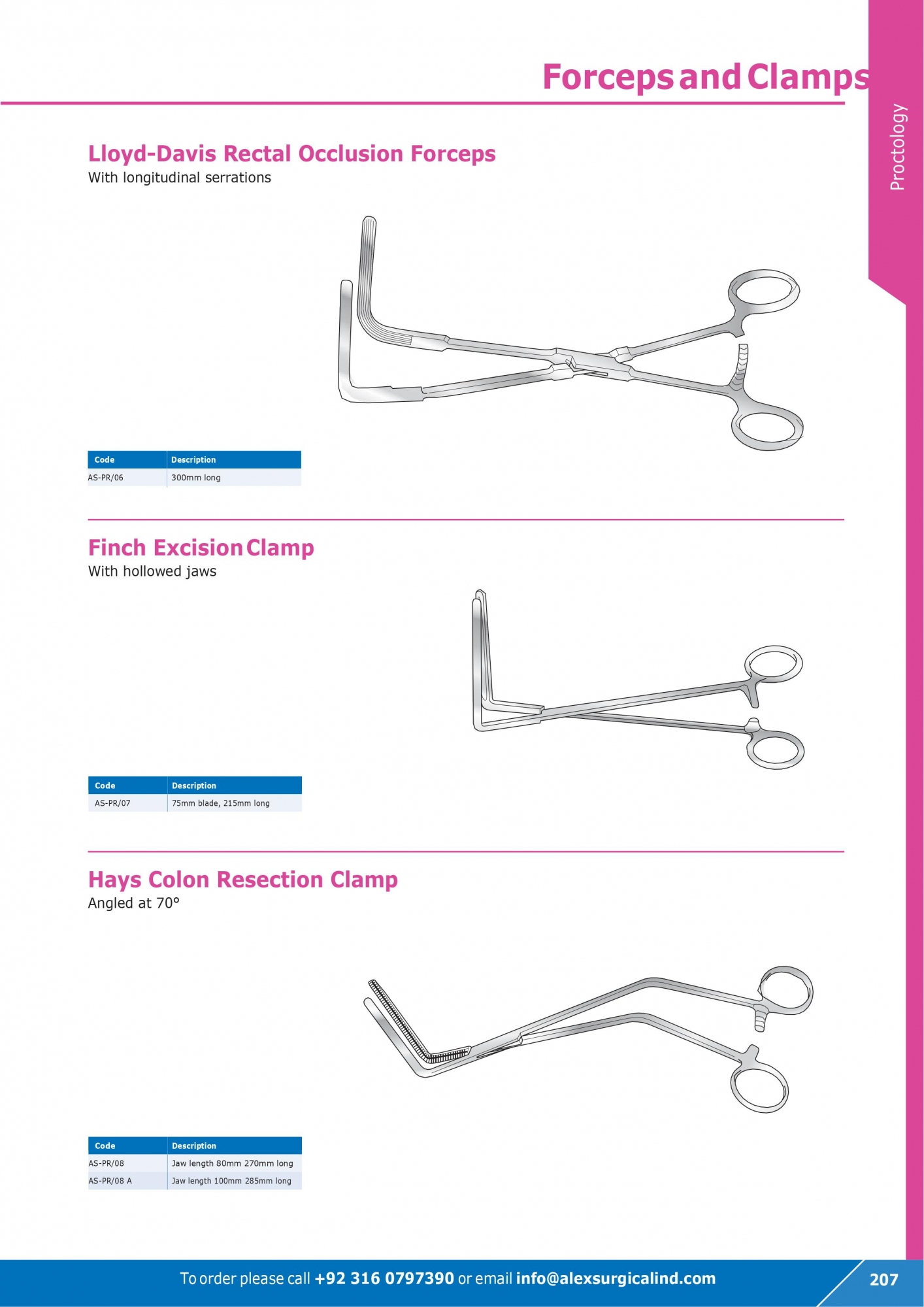 Forceps and Clamps